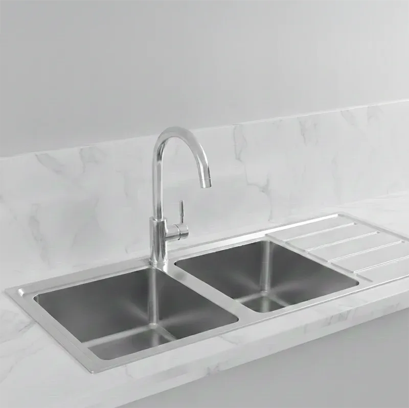 Kaveri Double Kitchen Sink with Arm